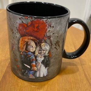 NWOT.  Silver Buffalo, 20oz., “Bride of Chuckie”, ceramic mug.